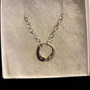 Silver Necklace w/ Charm